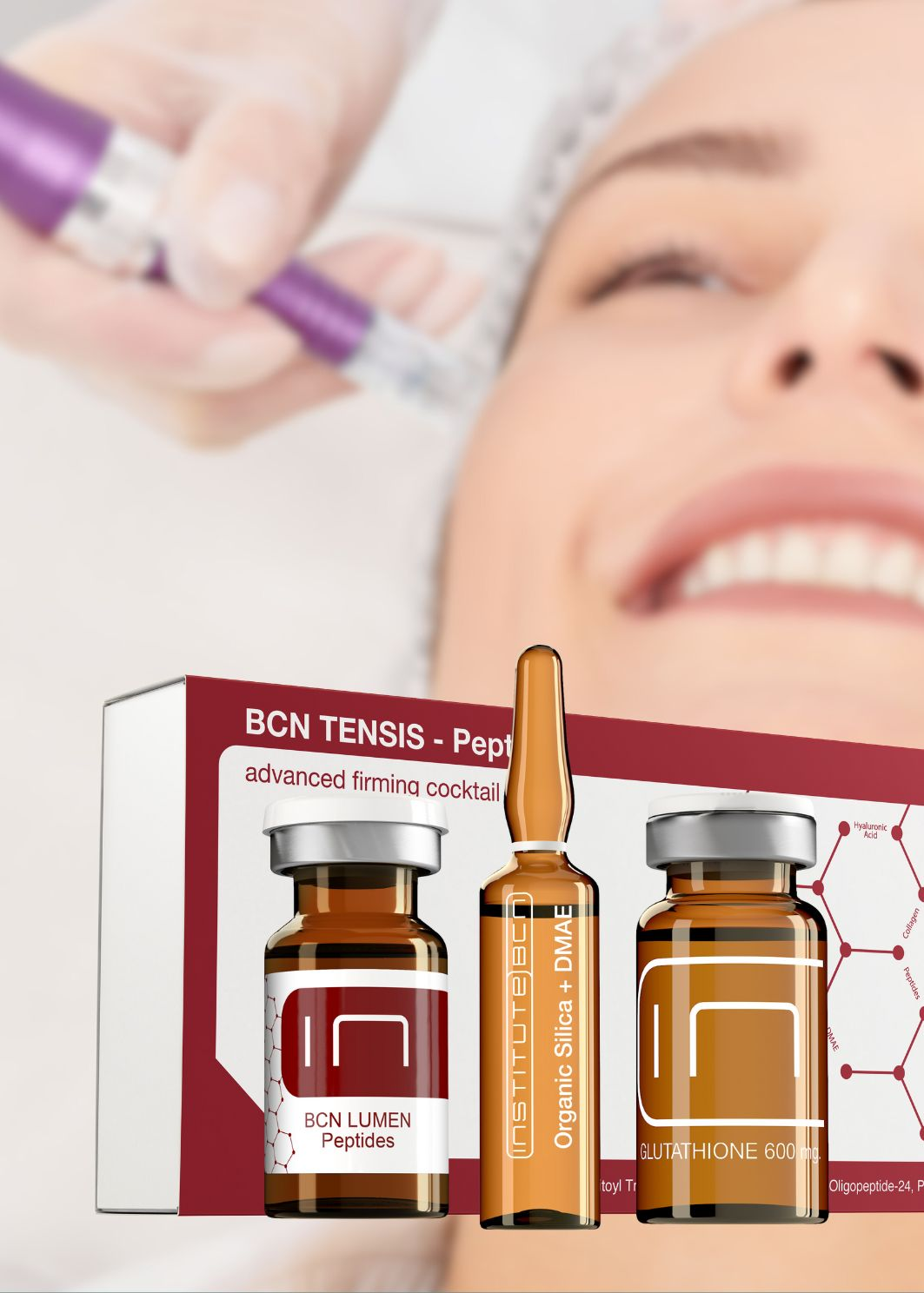 Microneedlin serum, microchanneling serum, mesotherapy product by Institute BCN