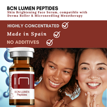 BCN mesotherapy, microneedling serum for  hyperpigmentation and skin brightening, advanced peptides with alpha arbutin , vitamin c and niacinamide., made in Spain