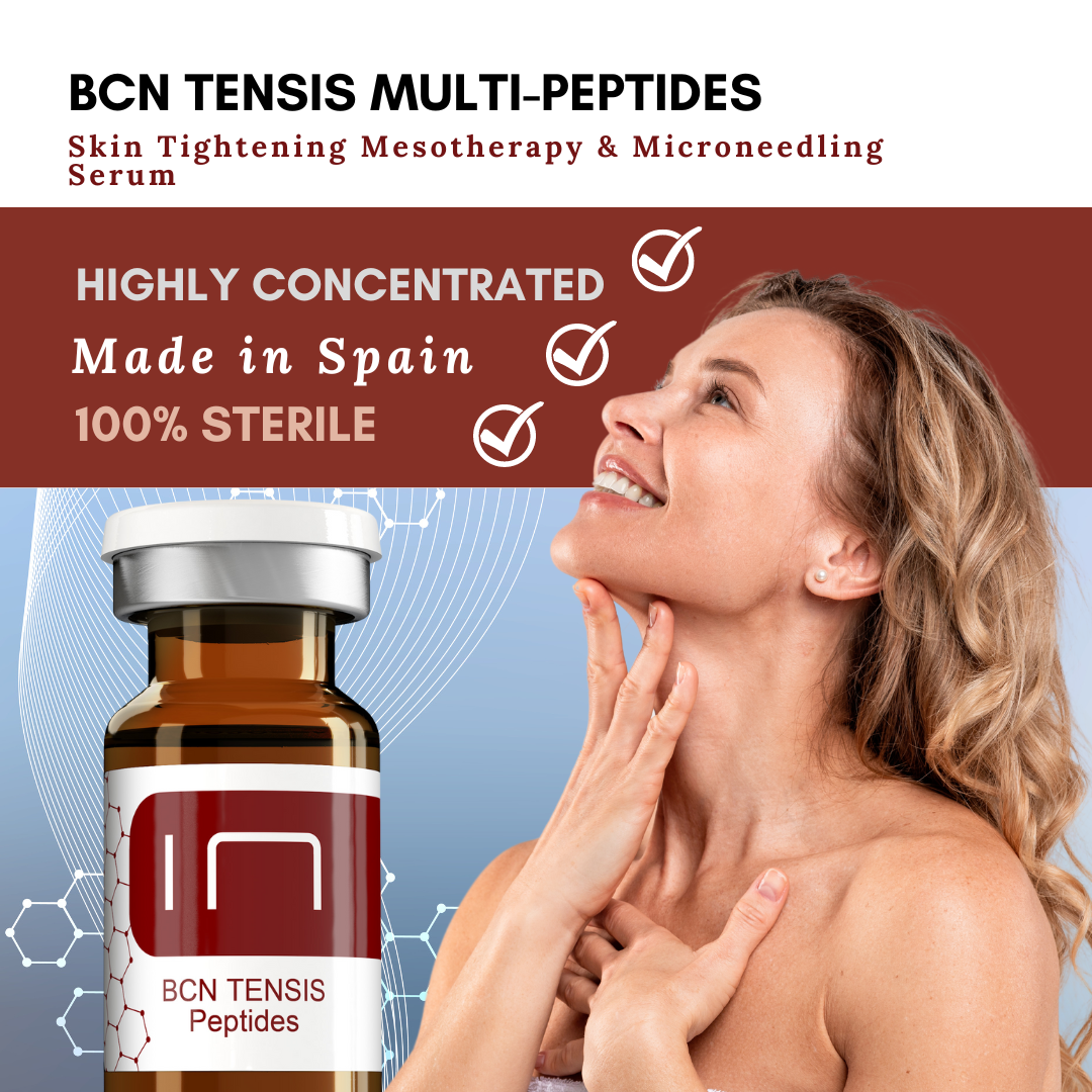 BCN Tensis Peptides - Suero de mesoterapia reafirmante avanzado para la piel 