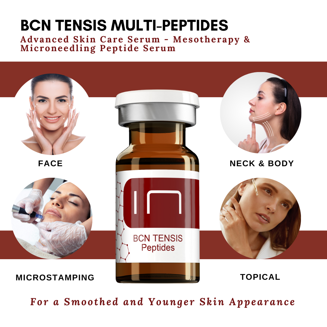 BCN Tensis Peptides - Suero de mesoterapia reafirmante avanzado para la piel 