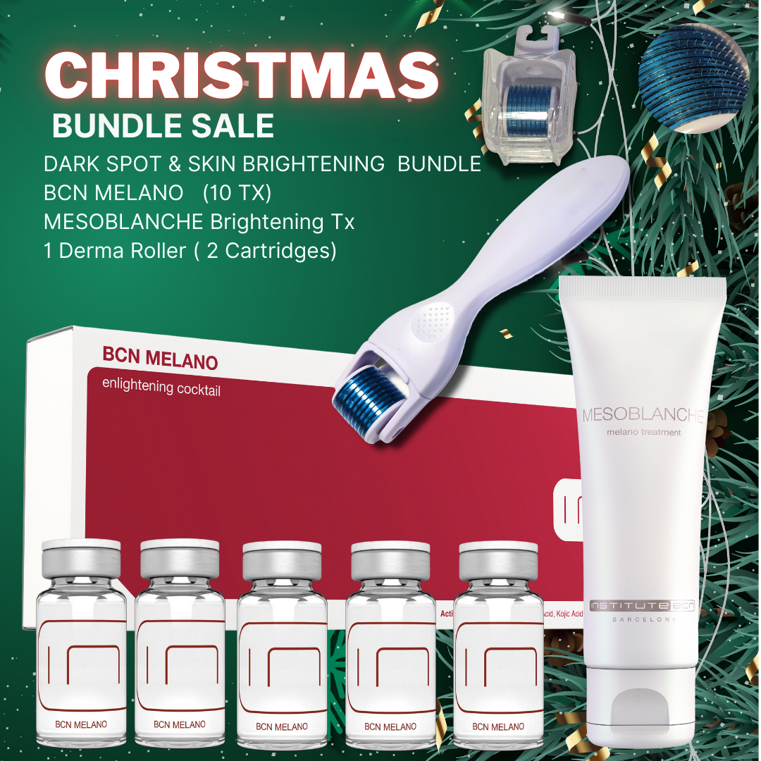 Skin Brightening Serum and Cream plus Derma Roller - Bundle Deals