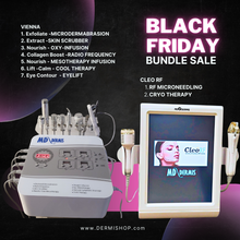 Microdermabrasion Machine Vienna and Cleo RF Bundle - Black Friday Deals