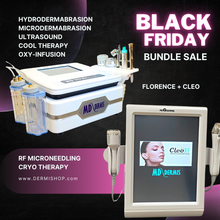 Hydrodermabrasion Machine Florence and Cleo RF Bundle - Black Friday Deals