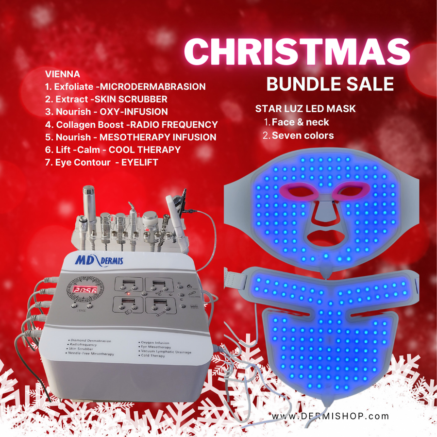 Multifunctional Facial machine wth microdermabrssion and facial mask bunddle sale