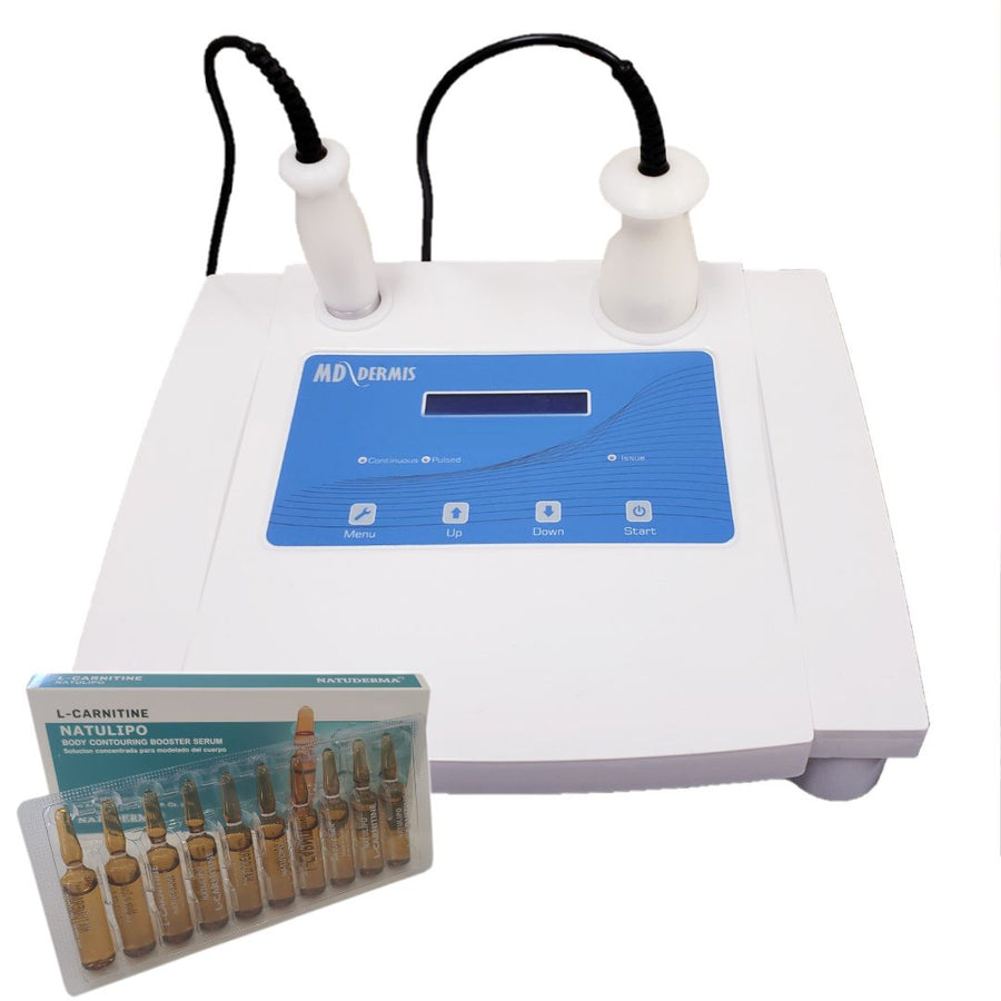 Electroporation Facial Machine with 2 handles Electroporation device Aparato facial Microcurrent machine