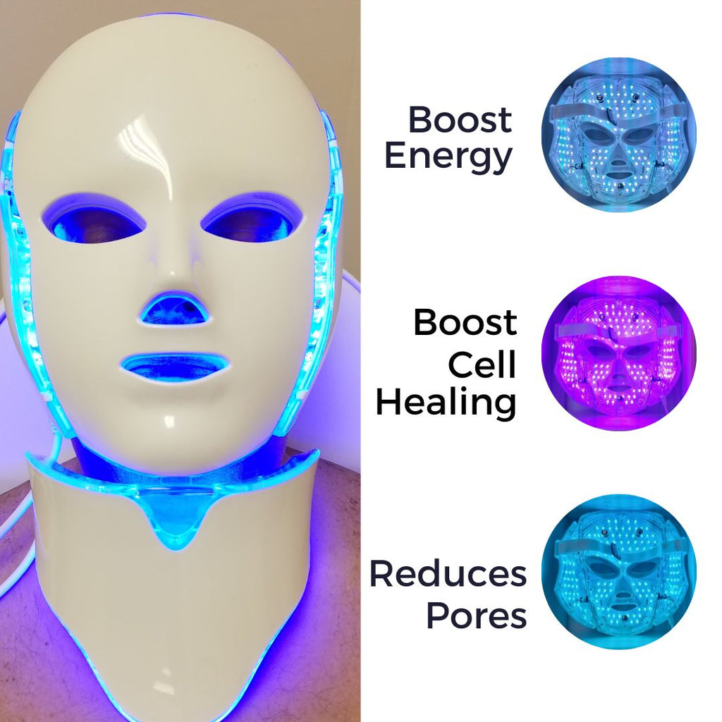 Led Face Mask - Led Therapy Mask - Faceluz Led Light Mask – Dermishop