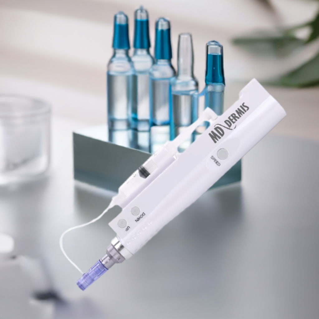 Professional Microneedling Pen, Electric Micro channeling Mesotherapy Pen, Mesodermis.