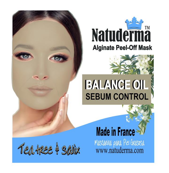 Jelly Mask - Natuderma Balance Oil Face Mask - Peel Off Facial Masks, Box of 4