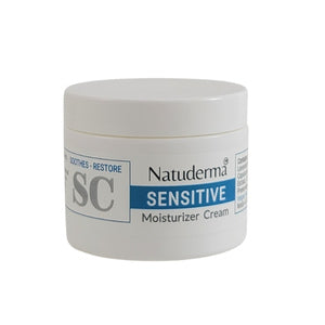 Sensitive Cream, Skin Moisturizer (SC), 100% Vegan, by Natuderma.