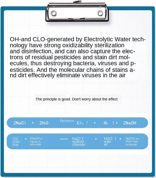 Electrolyzed Water Cleansing Machine NatuClean-19