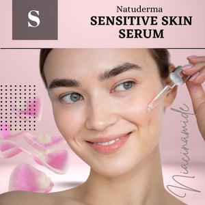 Niacinamide Serum with Hyaluronic Acid - Glow Serum - Natuderma Sensitive