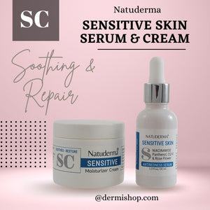 Sensitive Cream, Skin Moisturizer (SC), 100% Vegan, by Natuderma.